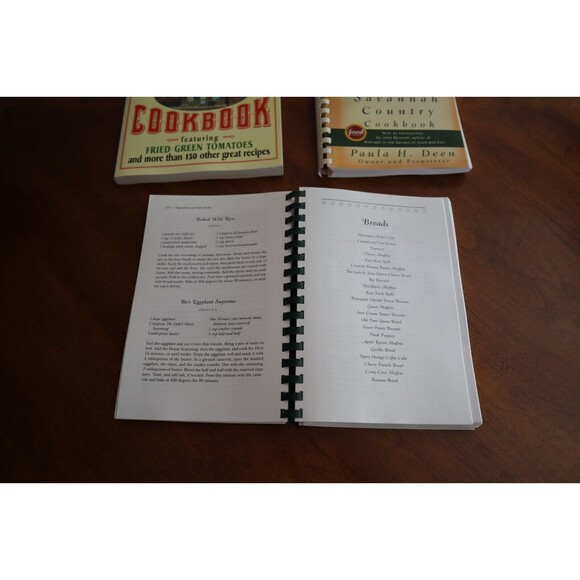 Paula Deen Cookbook Lot The Lady & Sons Savannah Country Too Set Spiral + Whistl - Picture 11 of 12